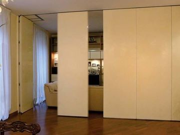 Alluminio che fa scorrere i muri divisori di legno per il salone/hotel