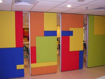 Muri divisori pieganti smontabili acustici, multi colore che fa scorrere i divisori di alluminio