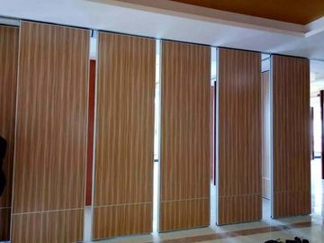 Divisori acustici di piegatura dell'ufficio di legno interno delle porte, muri divisori mobili del fono assorbente