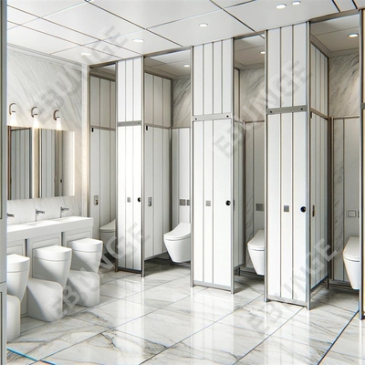 Parete divisoria del bagno montata a pavimento con resistenza all'acqua e assortimento di colori Assortimento