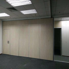 Muro divisorio acustico piegante di legno della porta operabile del muro divisorio della parete mobile per l'ufficio