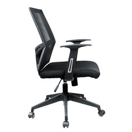 Alta sedia nera posteriore dell'ufficio della maglia/poltrona girevole ergonomica con il poggiacapo
