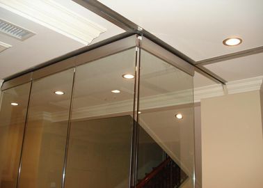 Superiore di alluminio della parete del divisore in vetro di Soliding della clip contributo alla sala riunioni