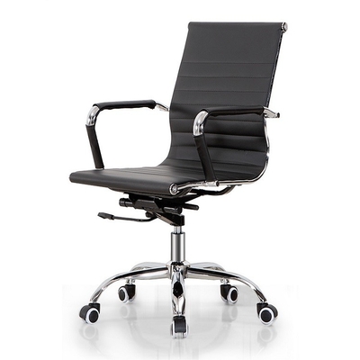 Responsabile girante di cuoio Office Chair di adeguamento dell'unità di elaborazione dell'alta parte posteriore moderna